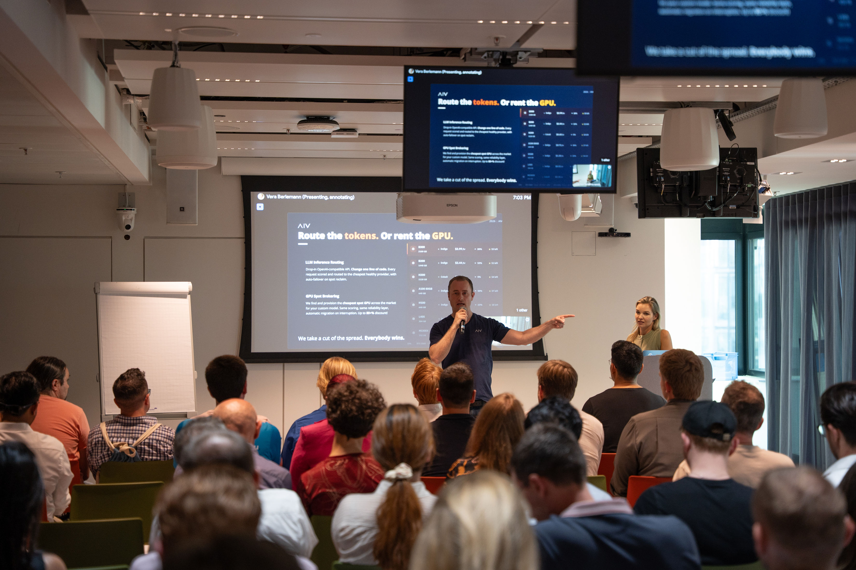 Pitching AIVory at AI Founders Connect Frankfurt